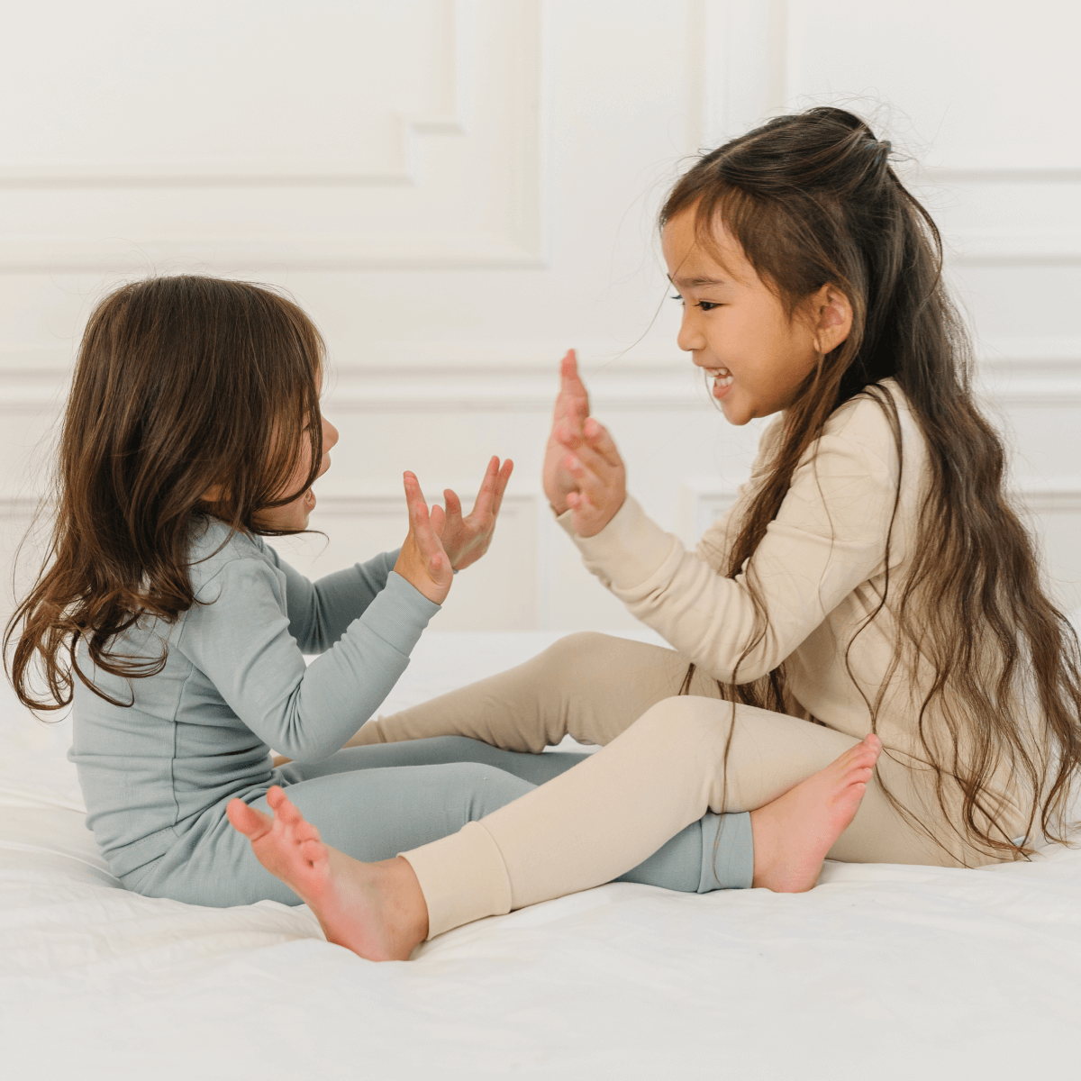 Toddler/Kids Bamboo Pajamas - Slate - Hello Baby Apparel