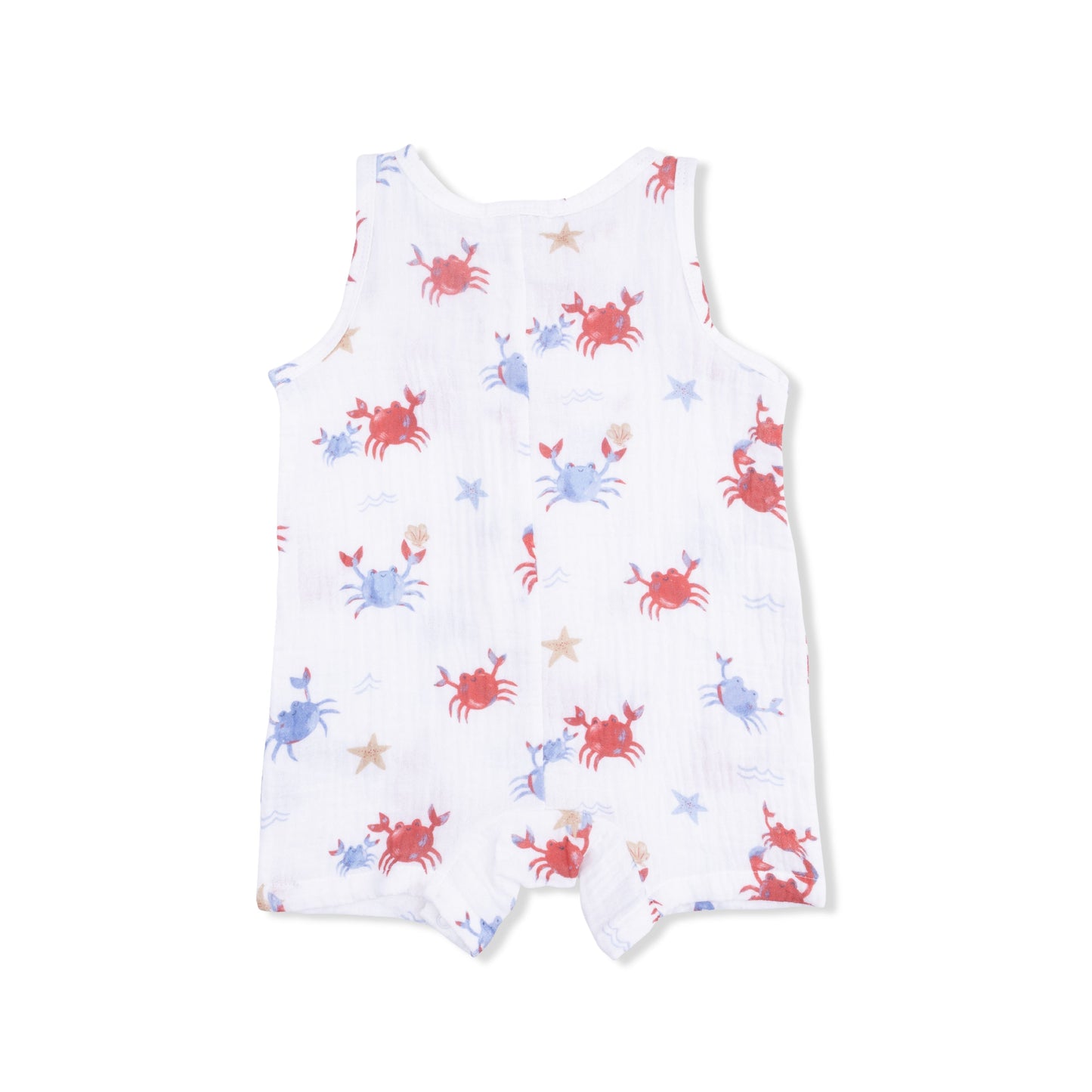 Crayon Crabs - Sleeveless Shortie Romper - Hello Baby Apparel