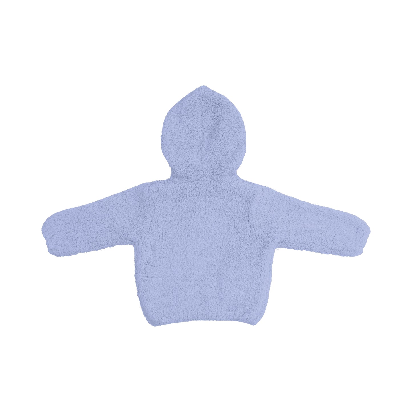 Chenille - Dusty Blue Hooded Jacket - Hello Baby Apparel