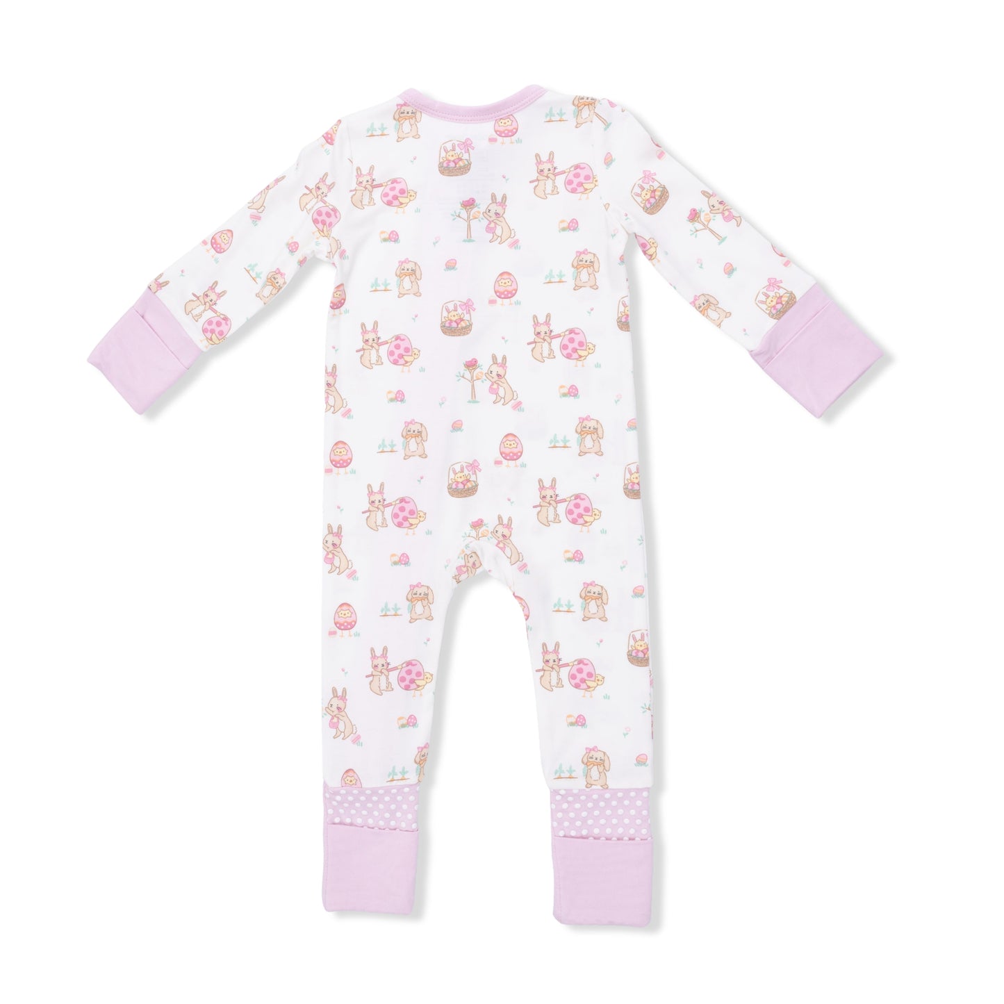 Easter Egg Hunt Pink - Convertible Romper - Hello Baby Apparel