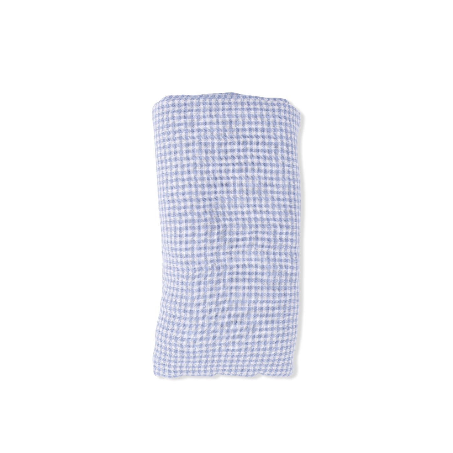 Micro Gingham Blue Blizzard - Swaddle Blanket - Hello Baby Apparel