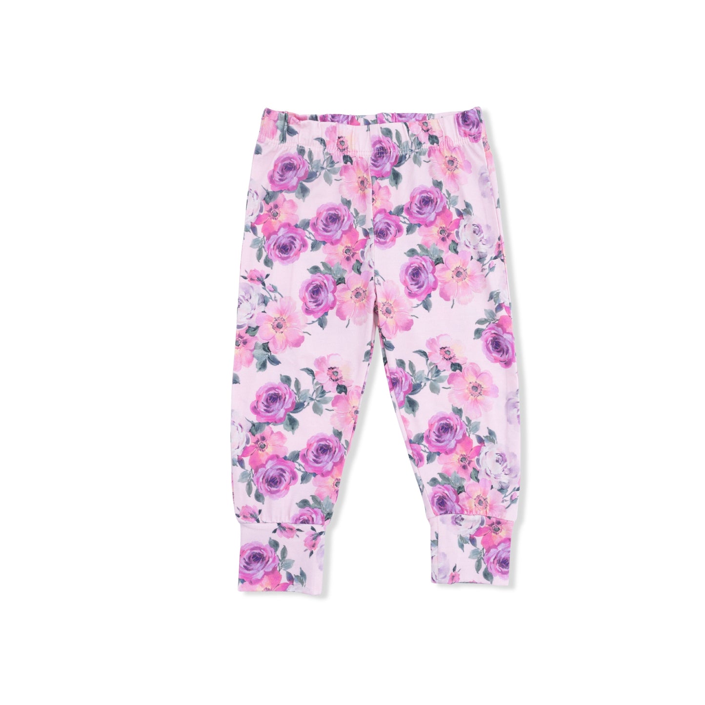 Rose Abundance - Short Sleeve Loungewear Set - Hello Baby Apparel