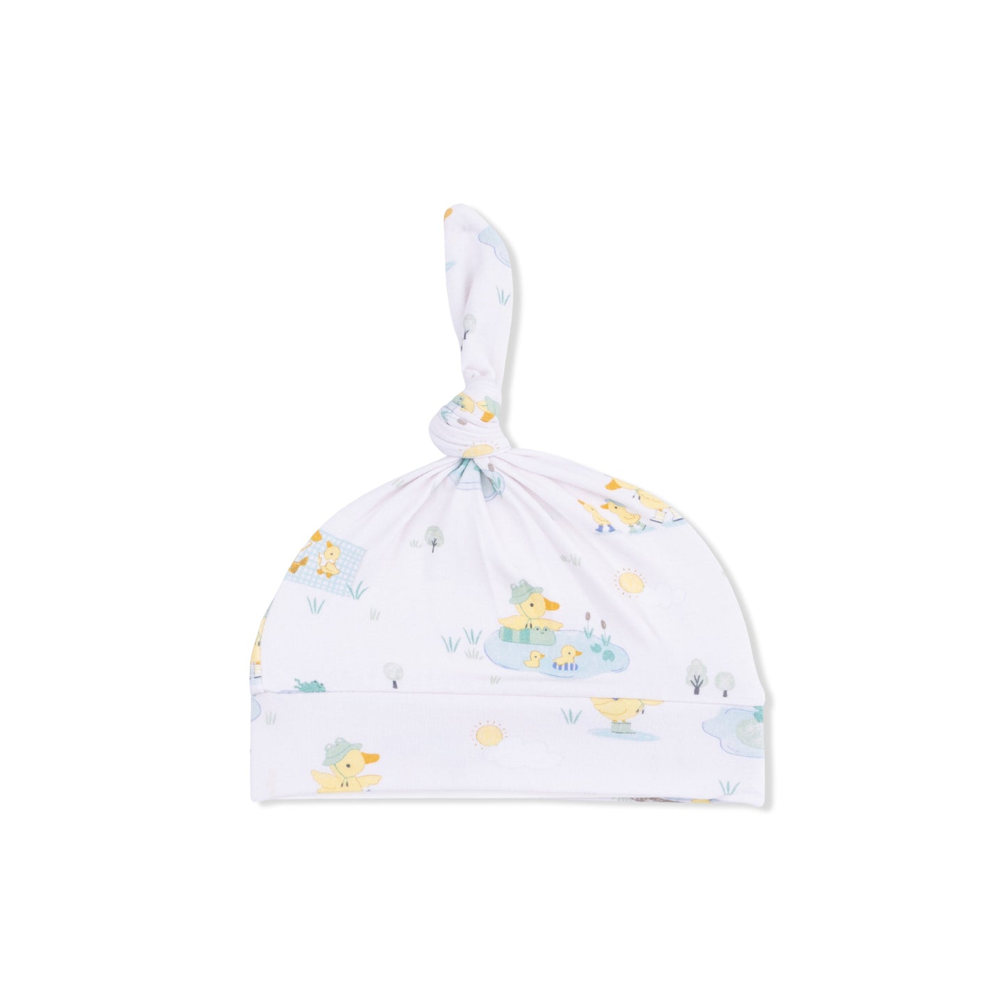 Frog and Duck Pond - Knotted Hat - Hello Baby Apparel