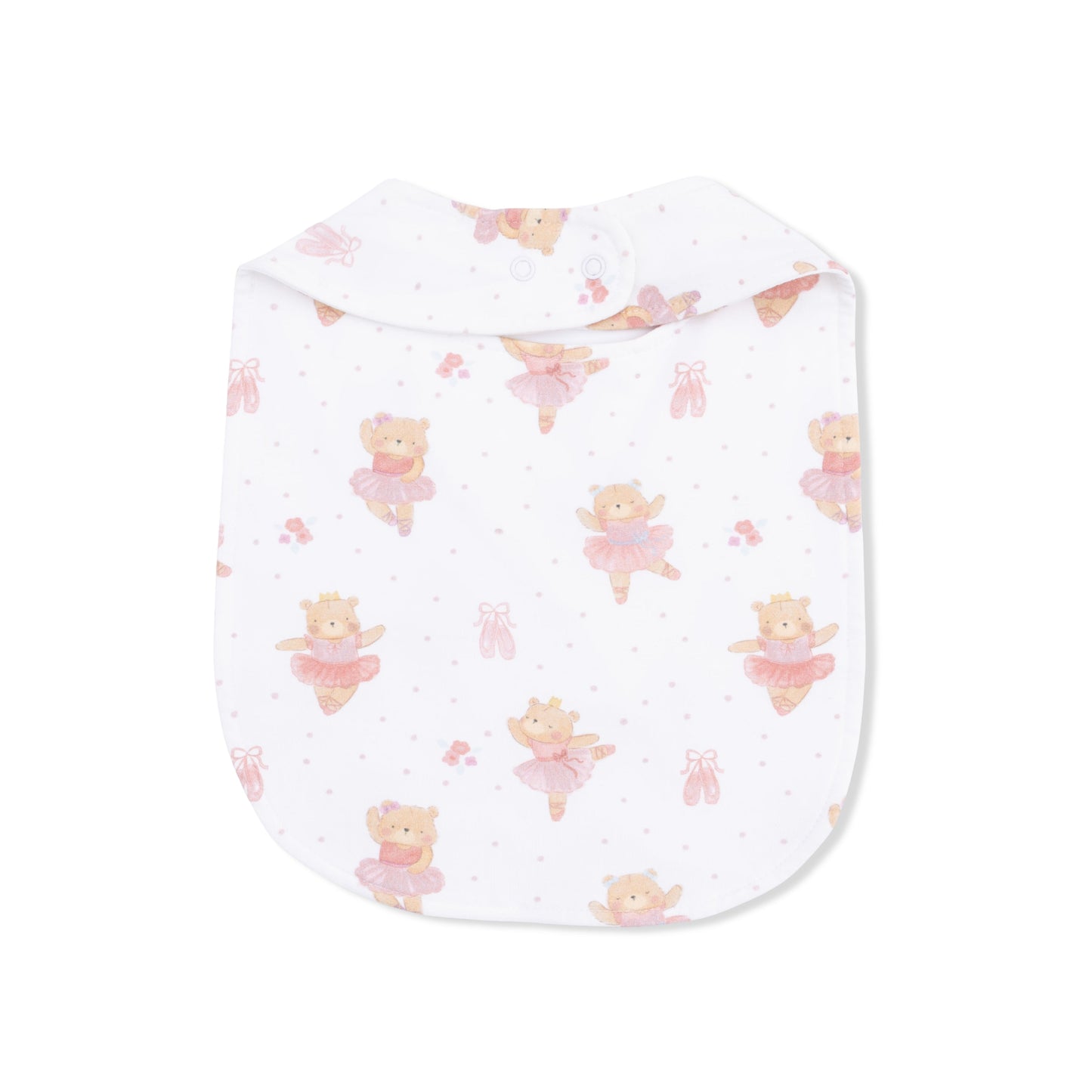 Teddy Bear Ballerina - Feeding Bib - Hello Baby Apparel