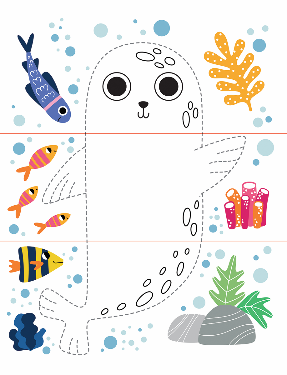 Mix & Match Tracing: Ocean - Hello Baby Apparel