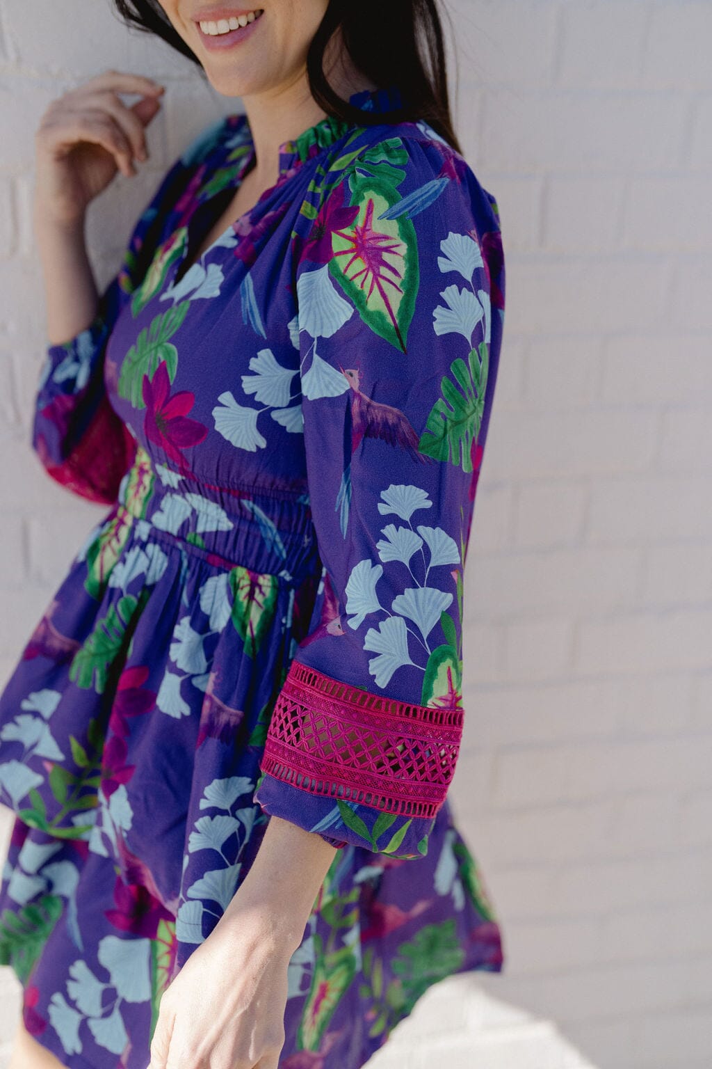 Natali Mini Dress | Violet Seas - Hello Baby Apparel
