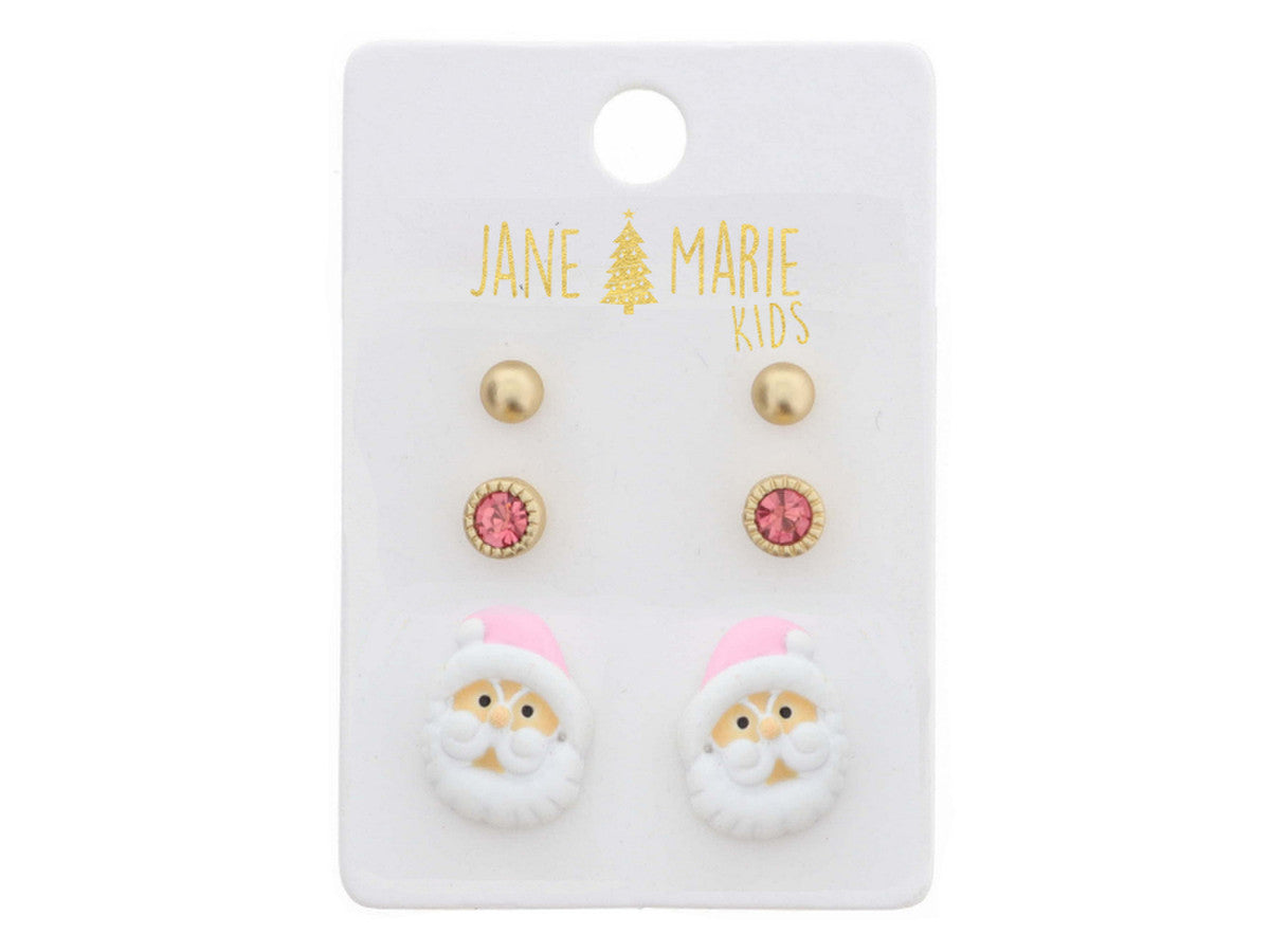 Vintage Santa Earring Set - Hello Baby Apparel