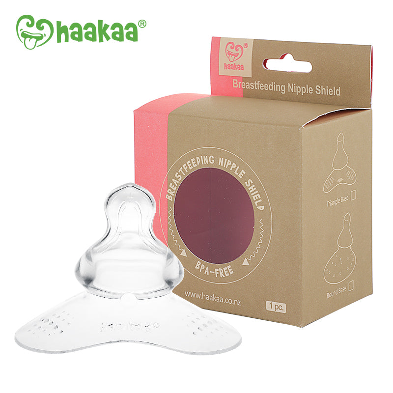 Haakaa Silicone Breastfeeding Nipple Shield with Orthodontic Nipple, 1 PK - Hello Baby Apparel