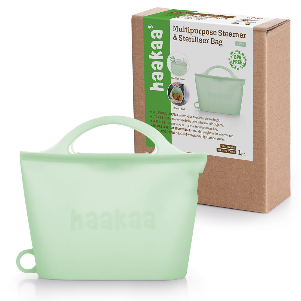 Haakaa Multipurpose Steamer & Steriliser Bag - Hello Baby Apparel