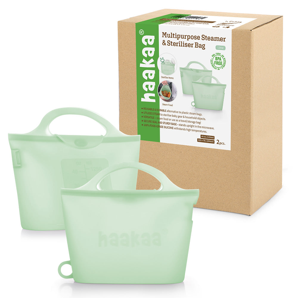 Haakaa Multipurpose Steamer & Steriliser Bag - Hello Baby Apparel