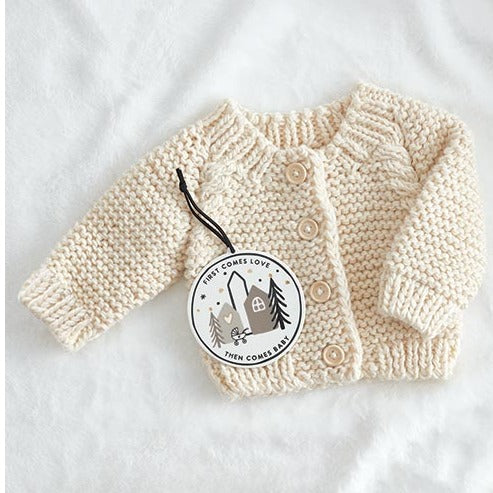 Ornament - First Comes Love - Hello Baby Apparel