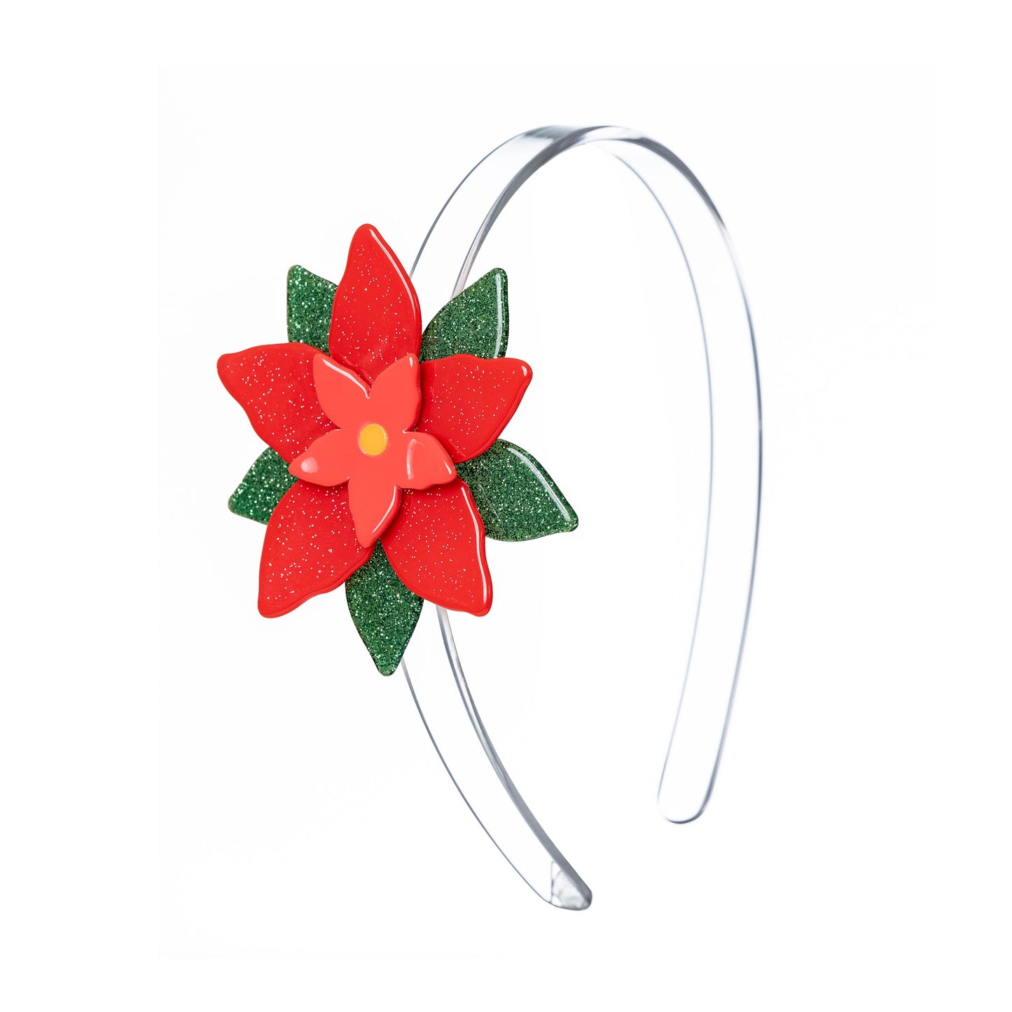 Poinsettia Red Headband - Hello Baby Apparel