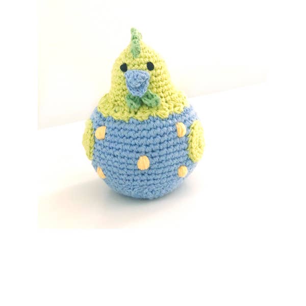 Chicken Rattle | Blue - Hello Baby Apparel