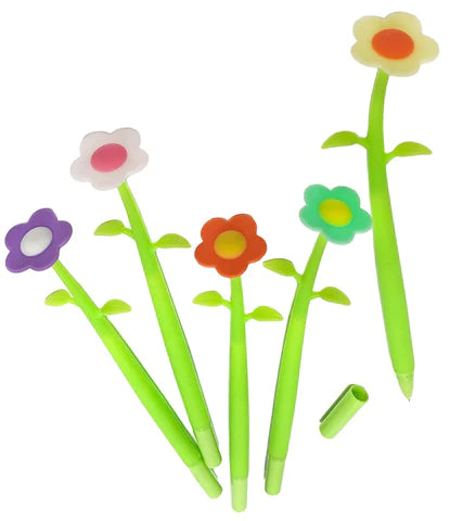 Colorful Pop Daisy Gel Pens - Hello Baby Apparel
