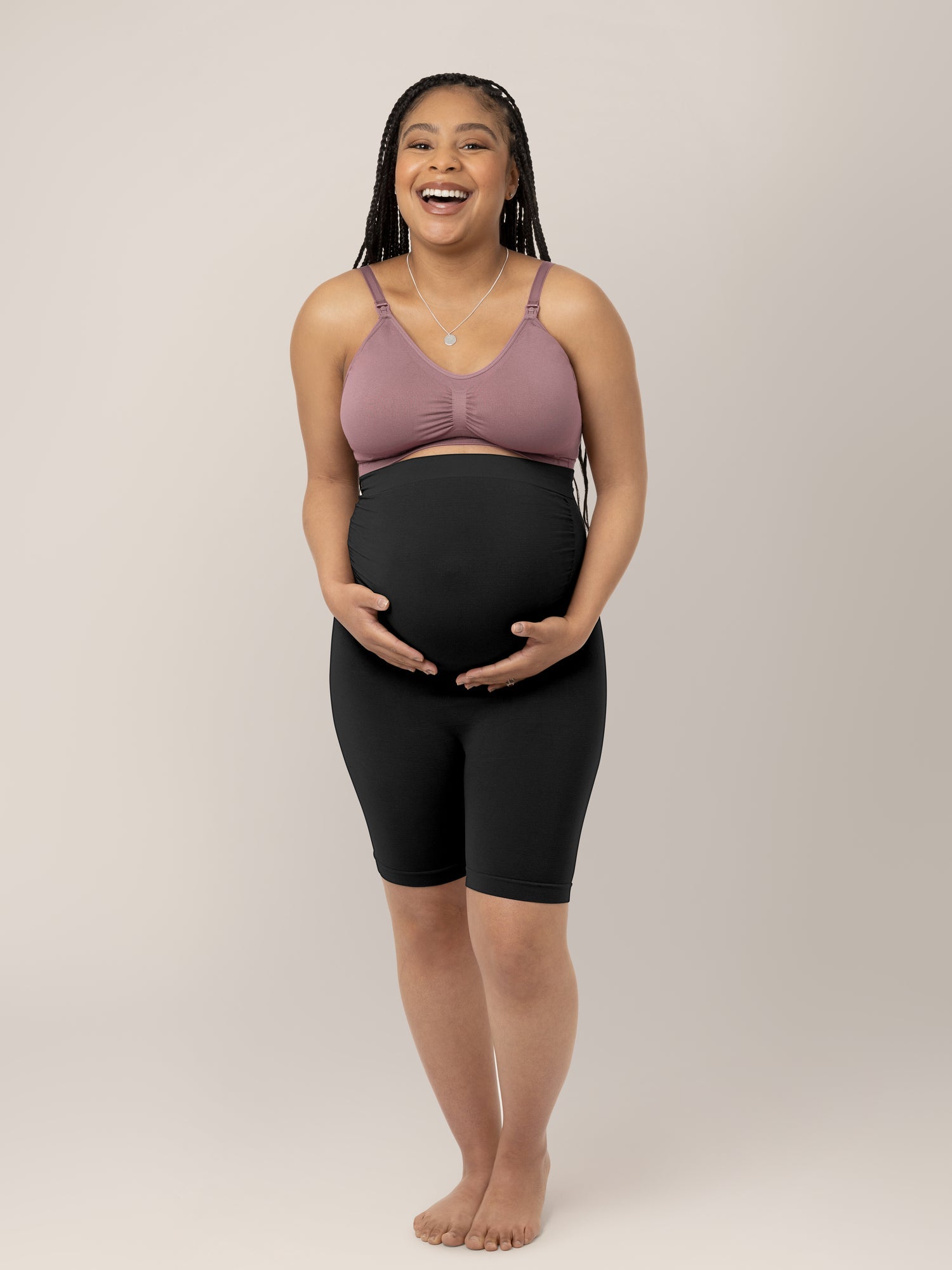 Seamless No-Chafe Maternity Underwear | Black - Hello Baby Apparel
