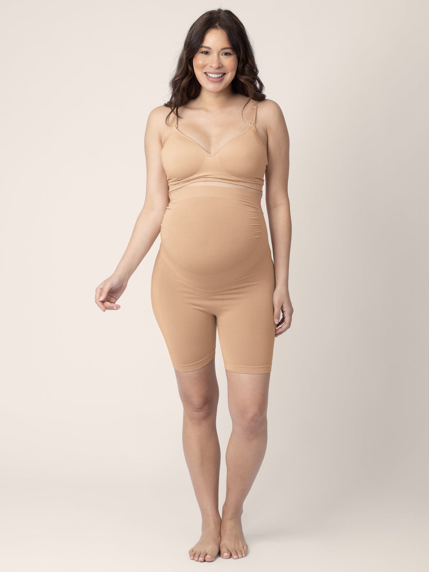 Seamless No-Chafe Maternity Underwear | Beige - Hello Baby Apparel