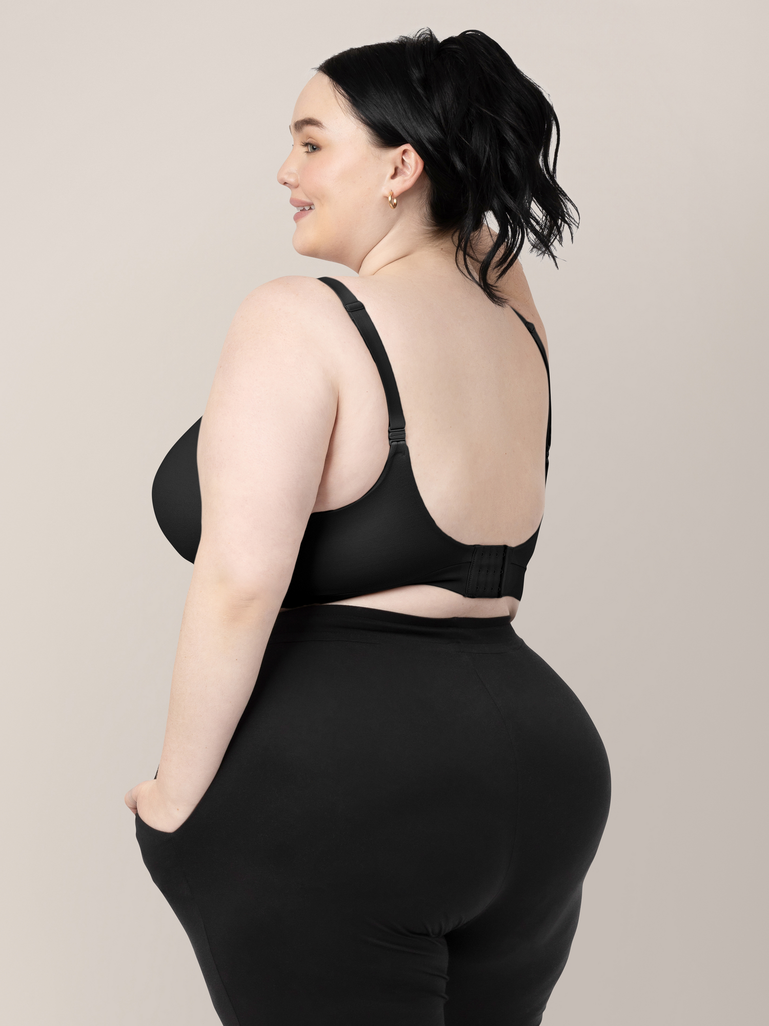 Minimalist Maternity & Nursing Bra | Black - Hello Baby Apparel