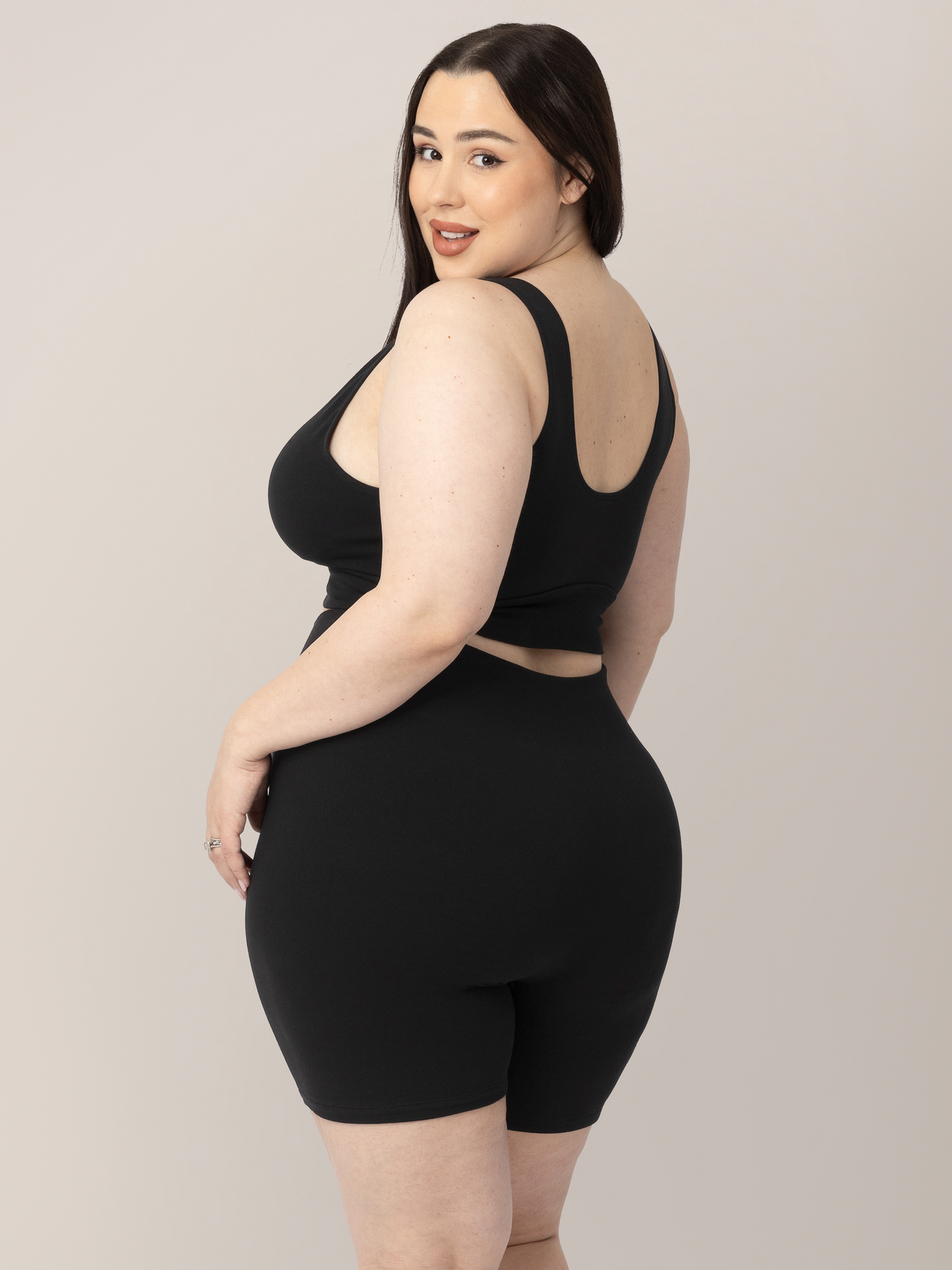 Sublime® Bamboo Maternity & Postpartum Bike Short | Black - Hello Baby Apparel