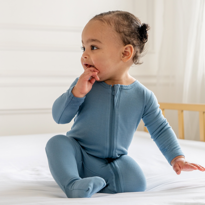 Baby Bamboo Pajamas w/ DreamCuffs® - Hello Baby Apparel