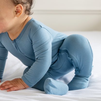 Baby Bamboo Pajamas w/ DreamCuffs® - Hello Baby Apparel