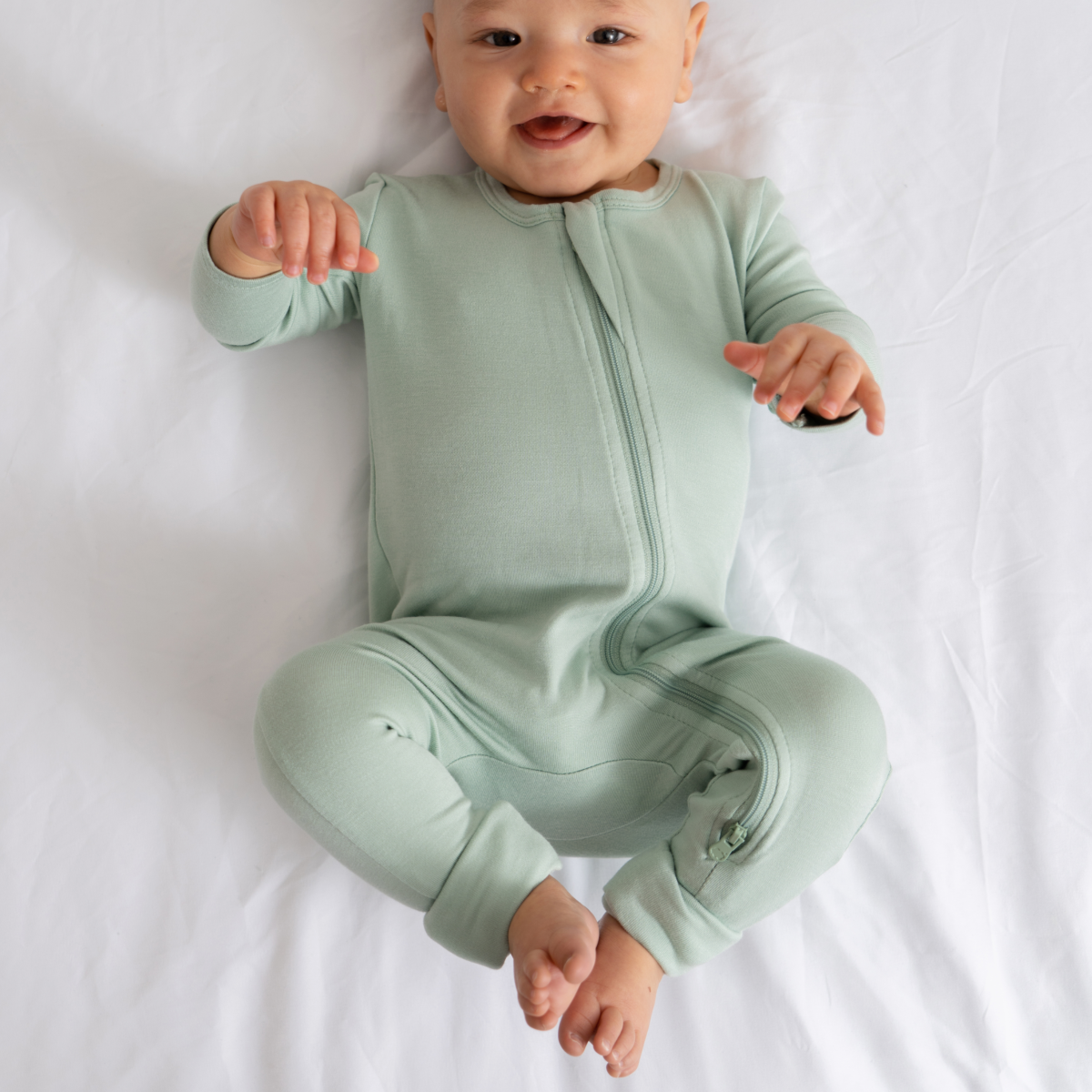 Baby Bamboo Pajamas w/ DreamCuffs® - Hello Baby Apparel