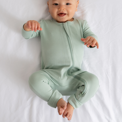 Baby Bamboo Pajamas w/ DreamCuffs® - Hello Baby Apparel