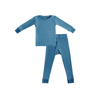 Toddler/Kids Bamboo Pajamas - Ocean Blue - Hello Baby Apparel