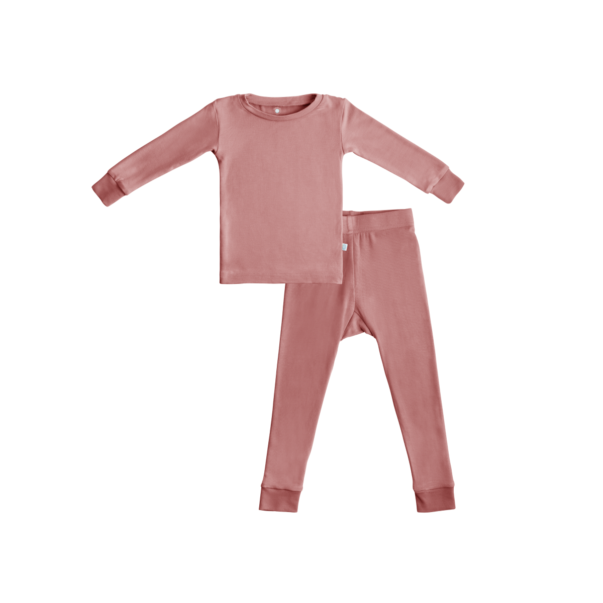 Toddler/Kids Bamboo Pajamas - Dusty Rose - Hello Baby Apparel