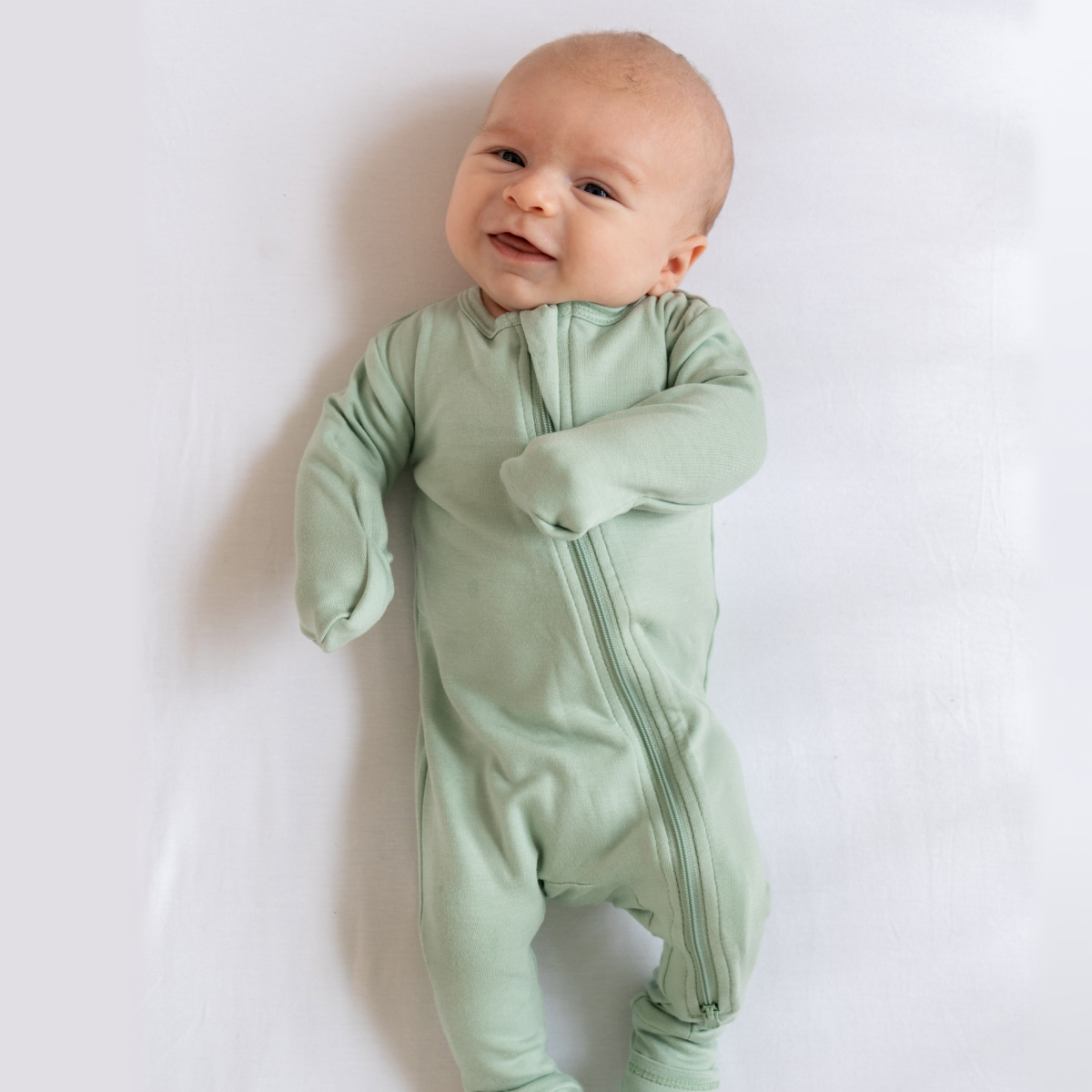Baby Bamboo Pajamas w/ DreamCuffs® - Hello Baby Apparel