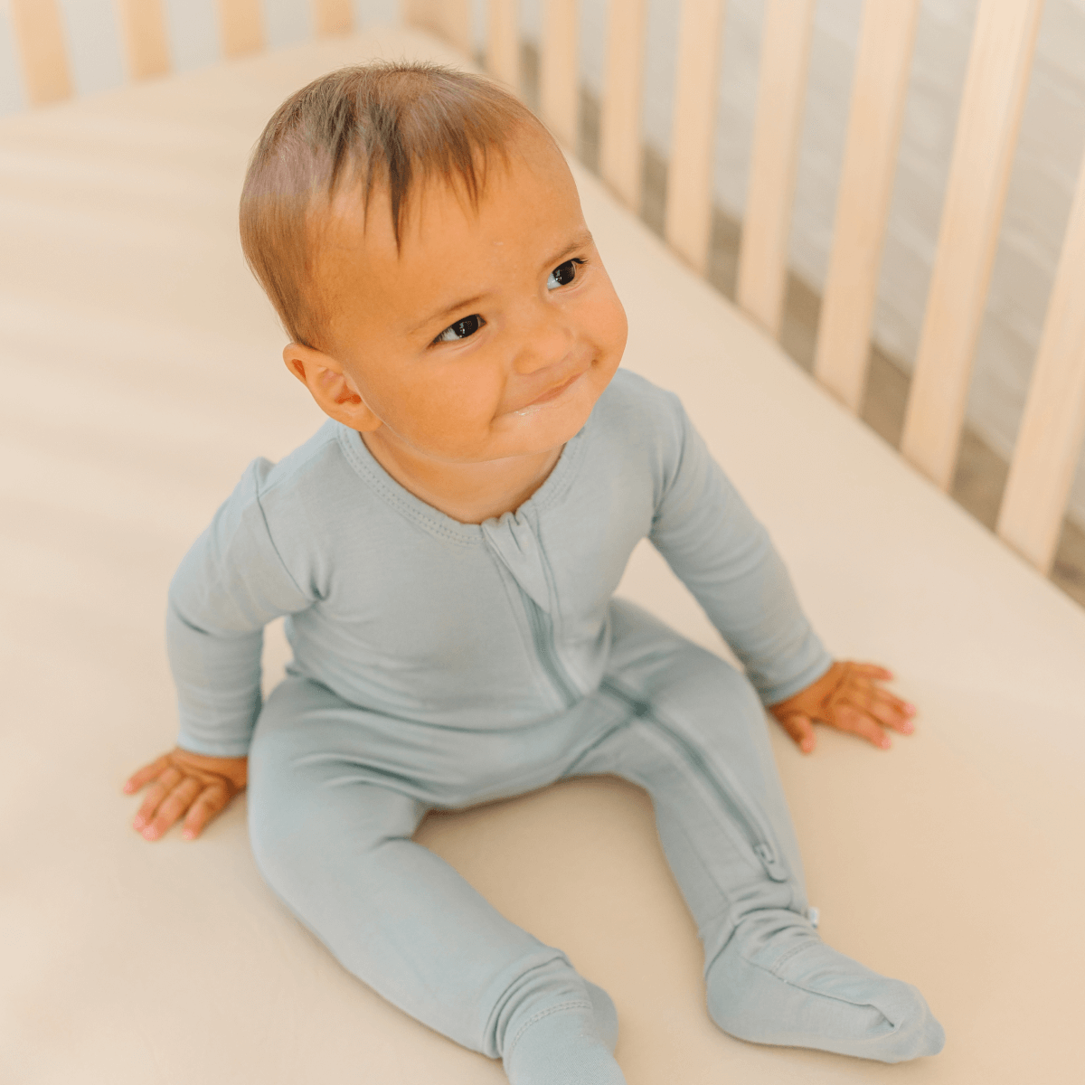 Baby Bamboo Pajamas w/ DreamCuffs® - Hello Baby Apparel