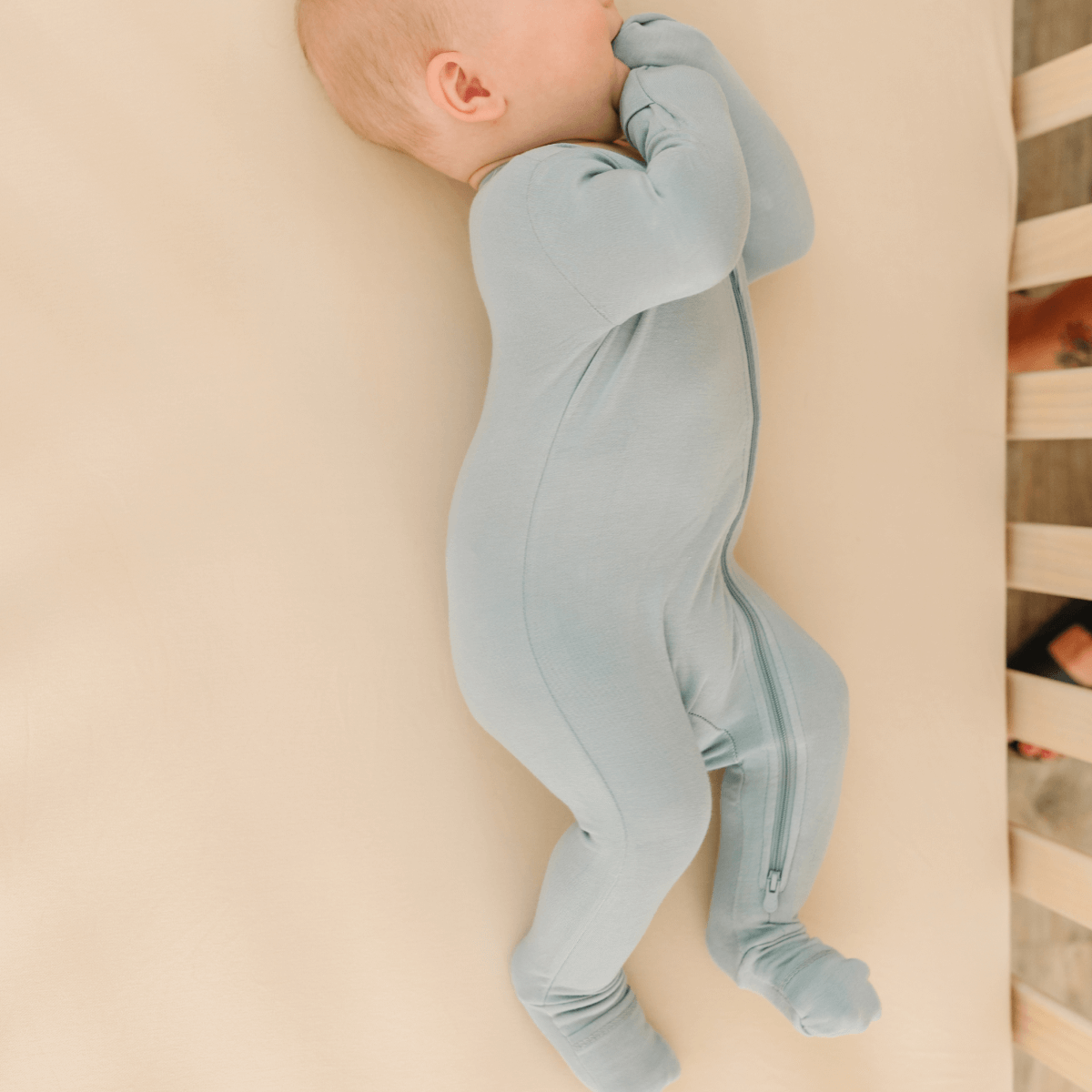 Baby Bamboo Pajamas w/ DreamCuffs® - Hello Baby Apparel