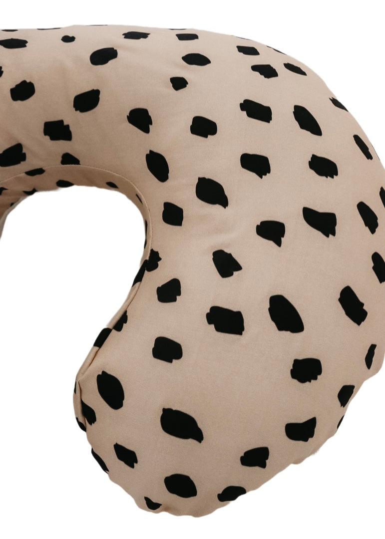 Beige Black Marks Sahara Nursing Pillow Cover - Hello Baby Apparel