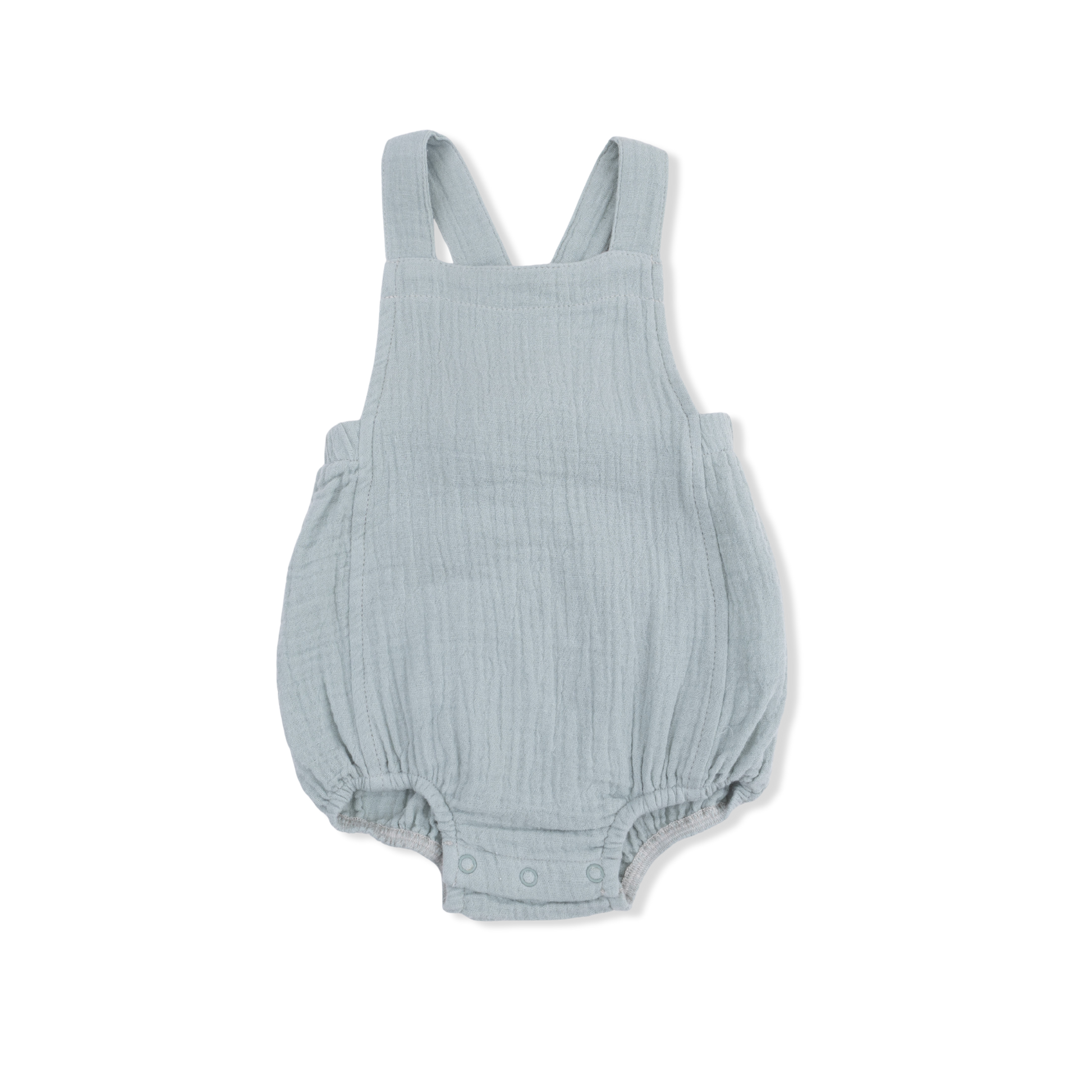 Solid Muslin Jadeite - Retro Sunsuit - Hello Baby Apparel