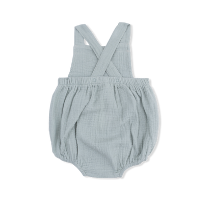 Solid Muslin Jadeite - Retro Sunsuit - Hello Baby Apparel