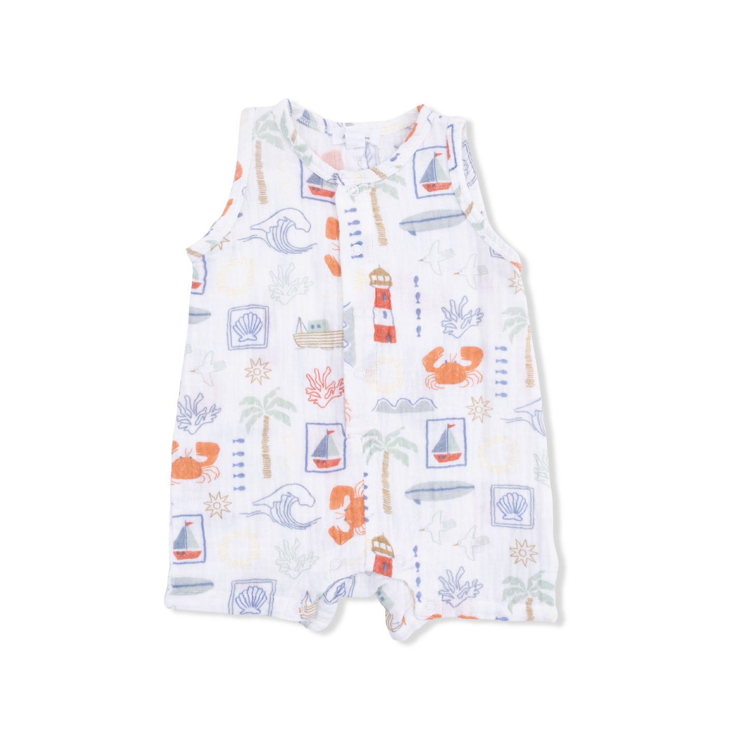 Club Mediterranean - Sleeveless Shortie Romper - Hello Baby Apparel