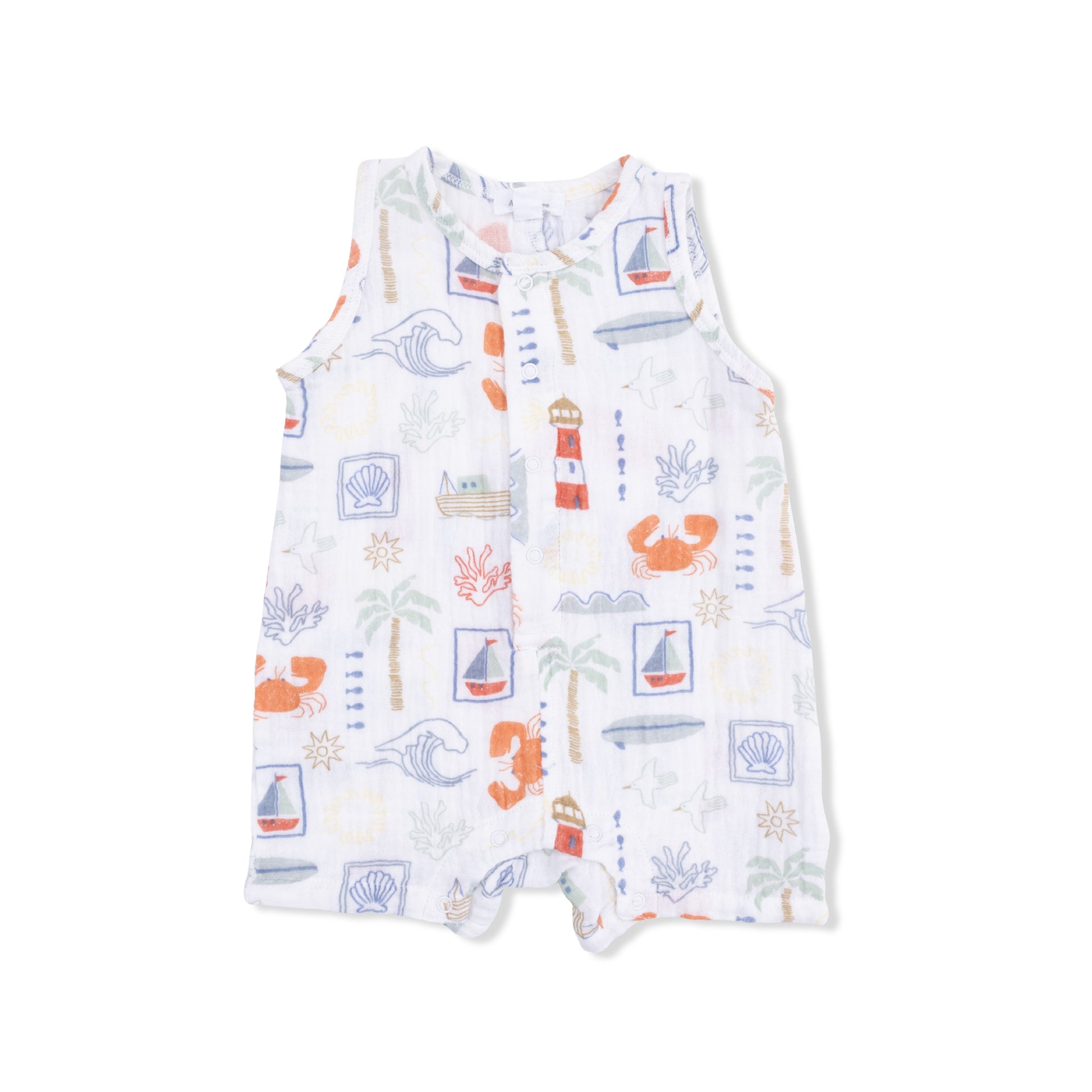 Club Mediterranean - Sleeveless Shortie Romper - Hello Baby Apparel