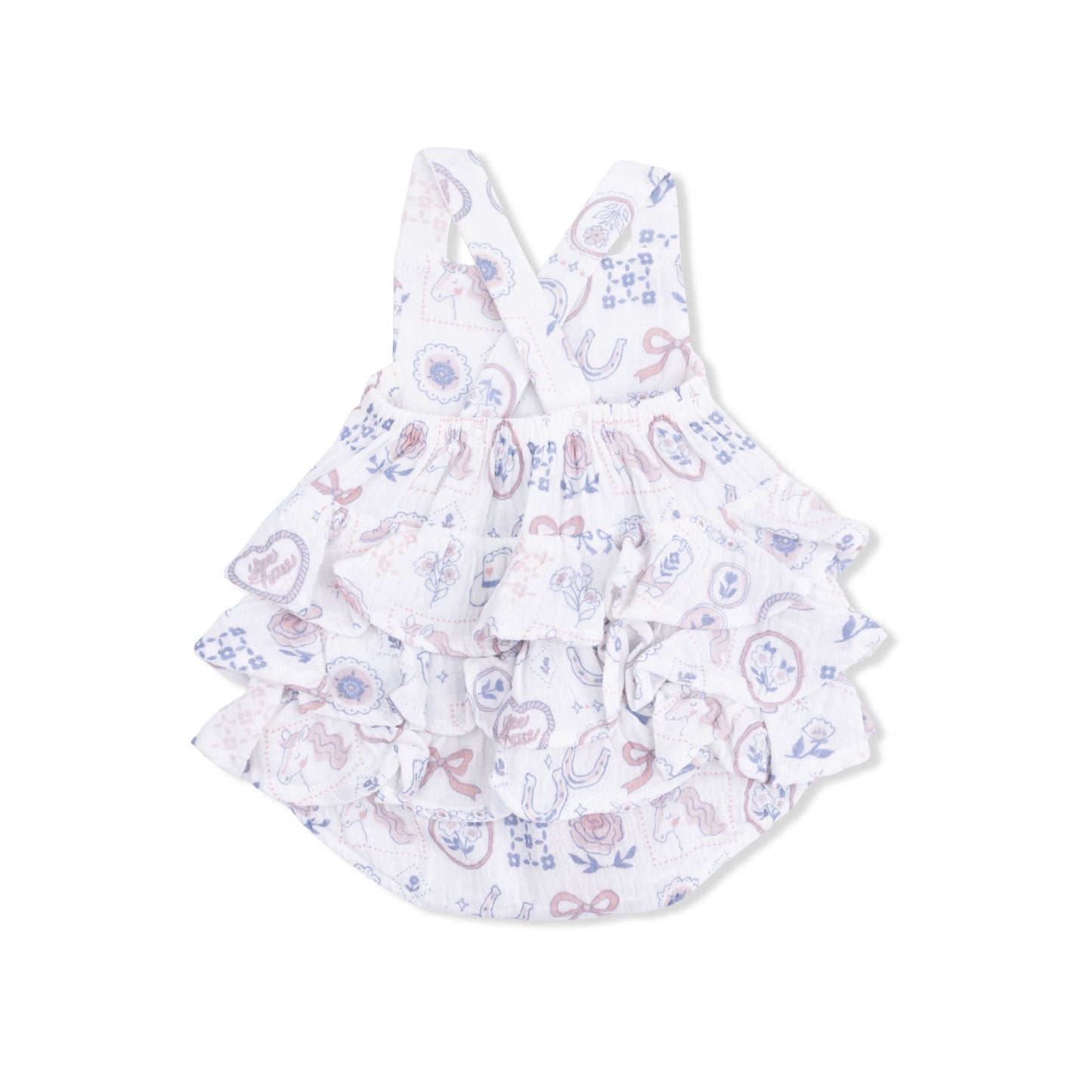 Country Western Heirlooms - Ruffle Sunsuit - Hello Baby Apparel