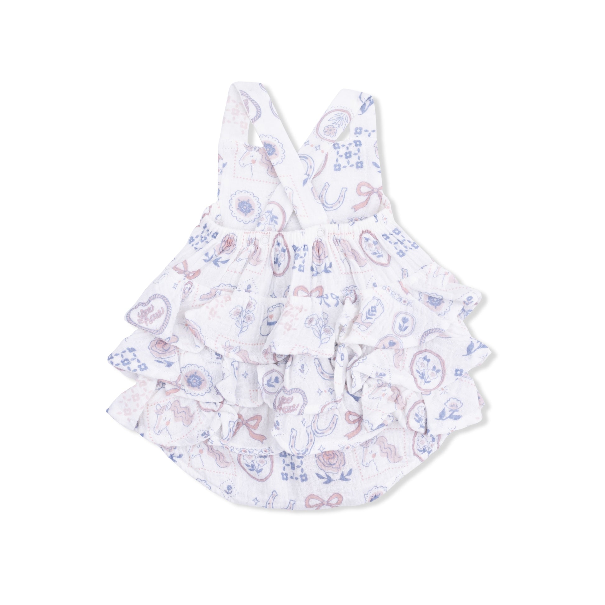 Country Western Heirlooms - Ruffle Sunsuit - Hello Baby Apparel