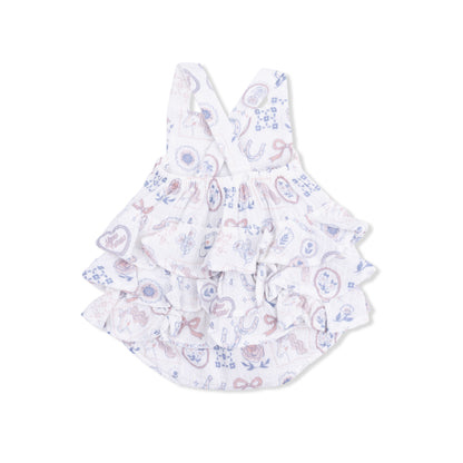Country Western Heirlooms - Ruffle Sunsuit - Hello Baby Apparel