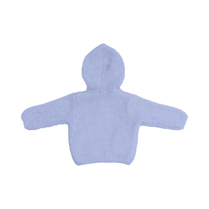 Chenille - Dusty Blue Hooded Jacket - Hello Baby Apparel