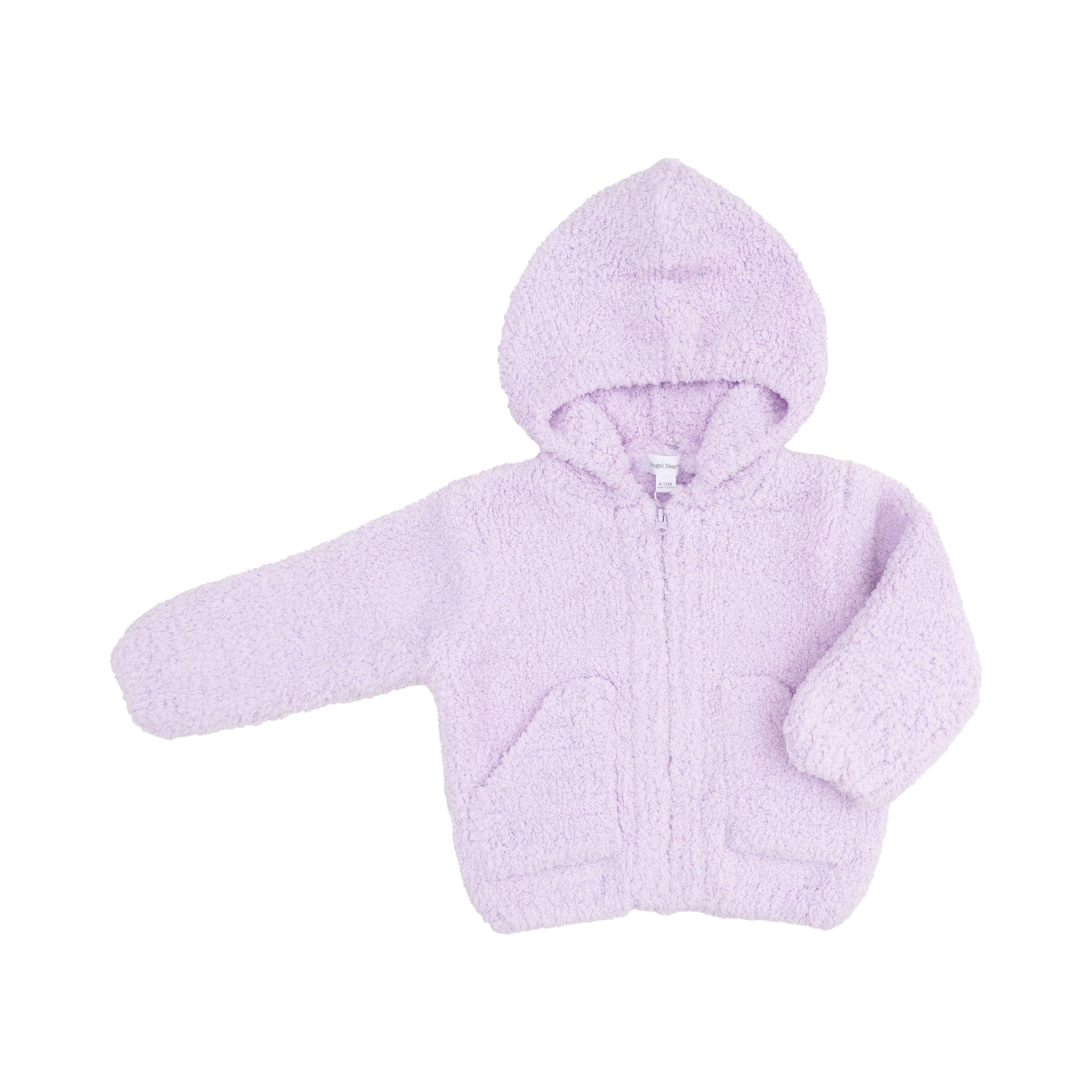 Chenille - Lavender Hooded Jacket - Hello Baby Apparel