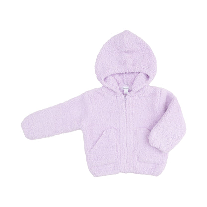 Chenille - Lavender Hooded Jacket - Hello Baby Apparel