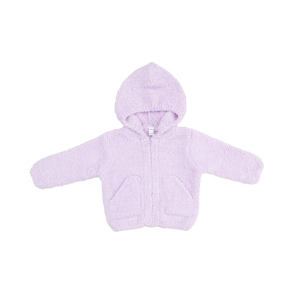Chenille - Lavender Hooded Jacket - Hello Baby Apparel