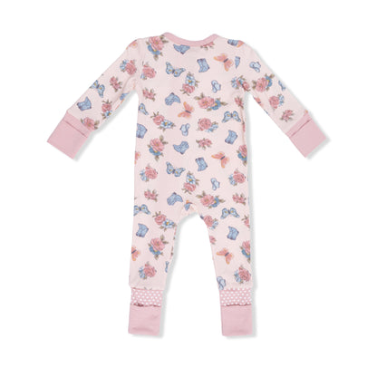 Country Girl Boots - Convertible Romper - Hello Baby Apparel