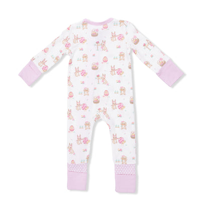 Easter Egg Hunt Pink - Convertible Romper - Hello Baby Apparel