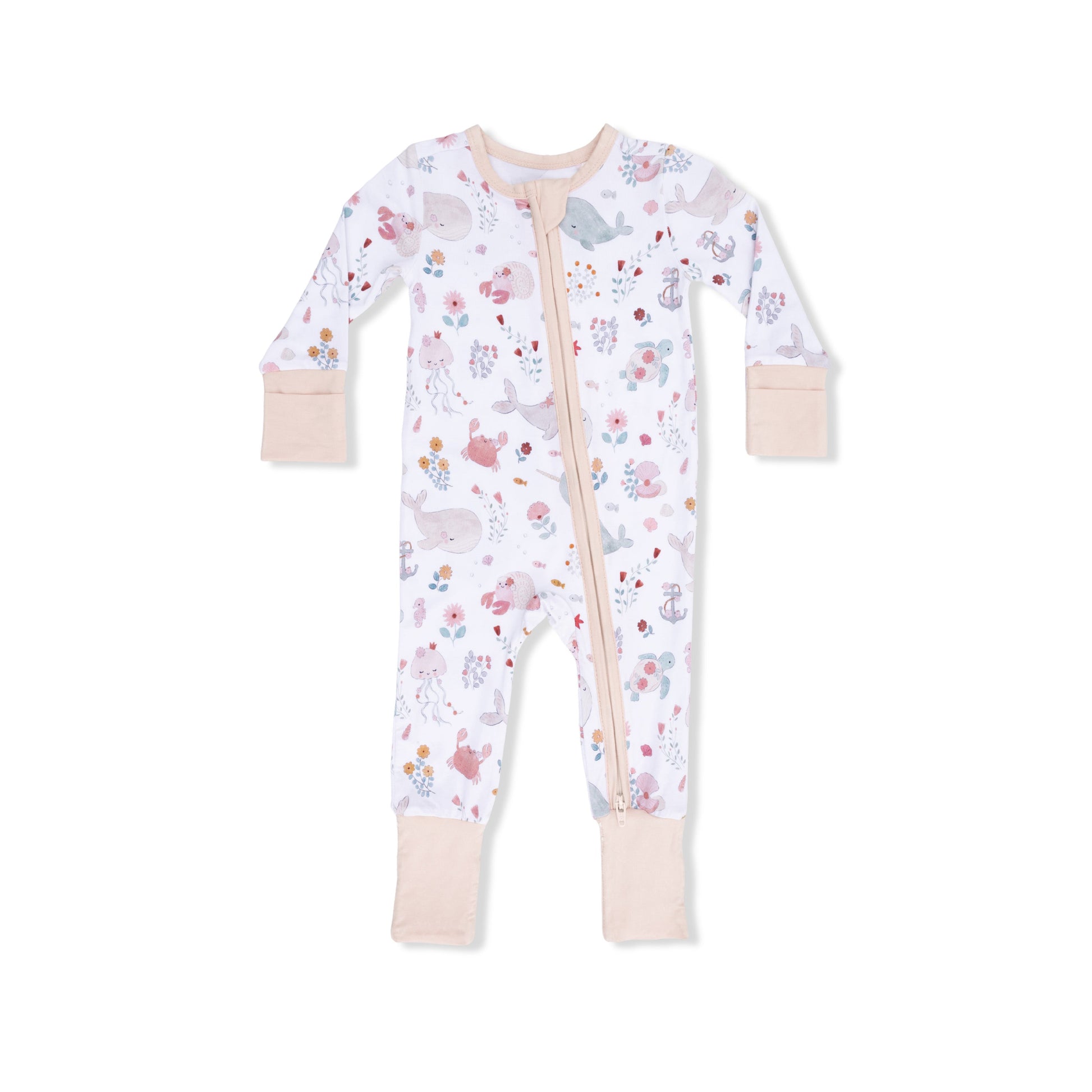 Garden Sea Creatures - Convertible Romper - Hello Baby Apparel