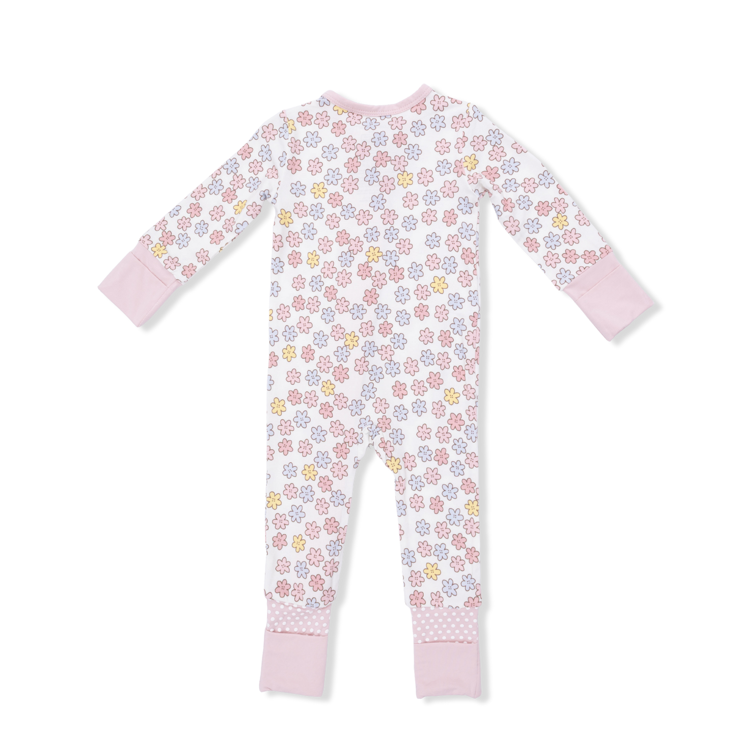Sarah Floral - Convertible Romper & Headband - Hello Baby Apparel