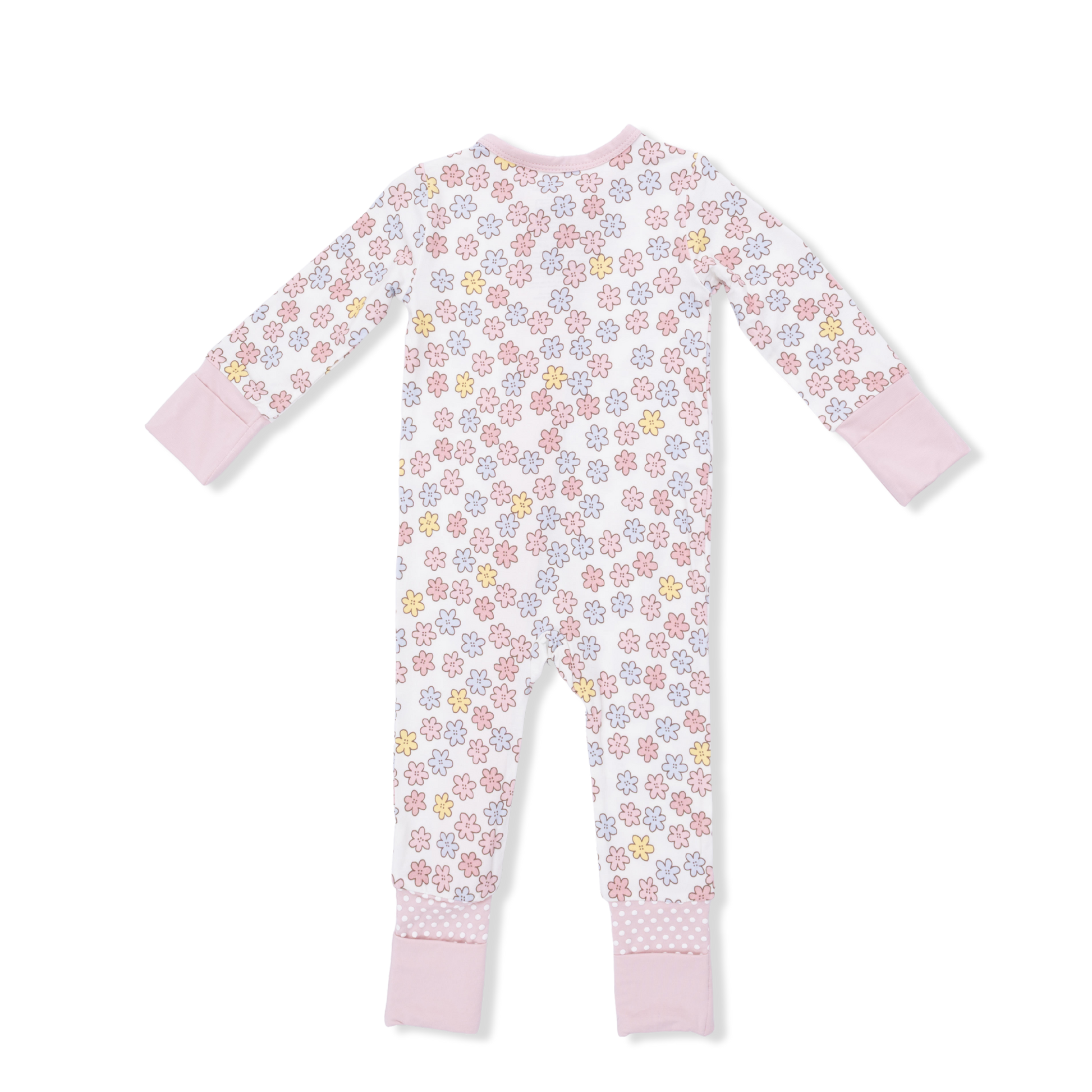 Sarah Floral - Convertible Romper & Headband - Hello Baby Apparel