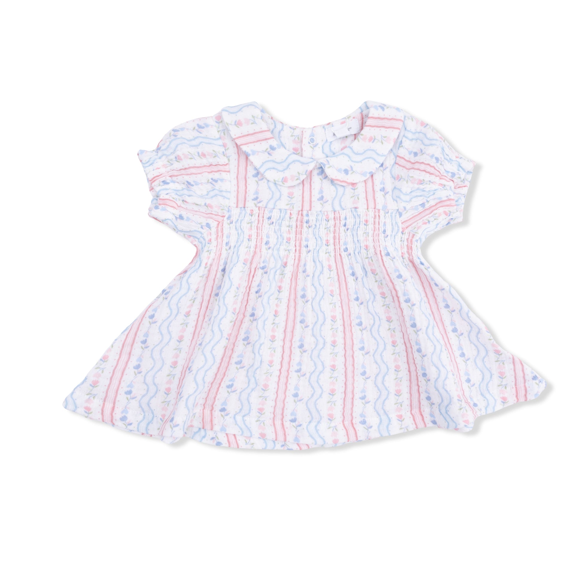 Tulip Stripe - Smocked Dress Set - Hello Baby Apparel
