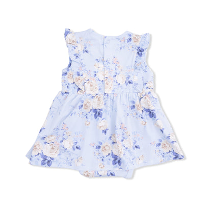 Ashley Rose Floral - Ruffle Bodysuit Dress - Hello Baby Apparel